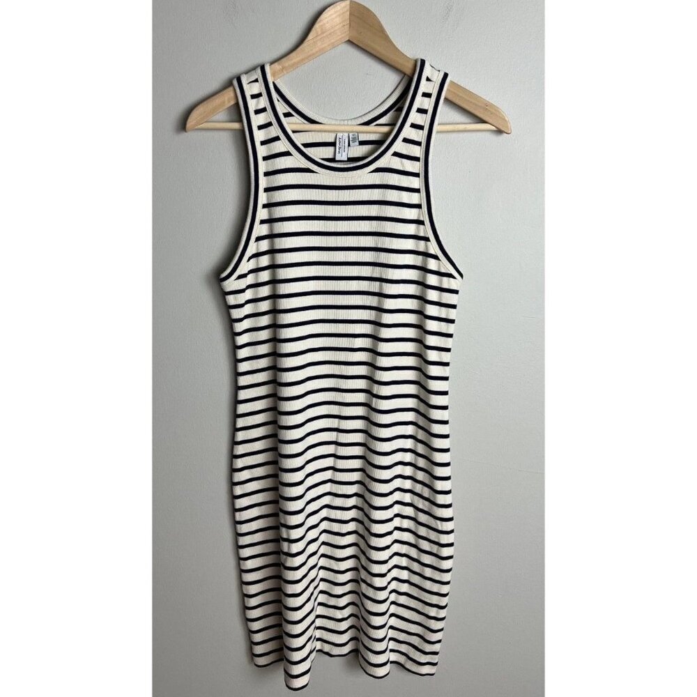 & Other Stories Ribbed Striped Tank Mini Dress Size Medium Women’s